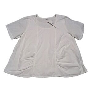 Tulip White Nwt Top Print Sleeveless Shirt Sz S